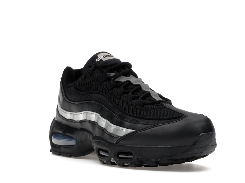 Nike Air Max 95 OG Big Bubble Black White Metallic Silver