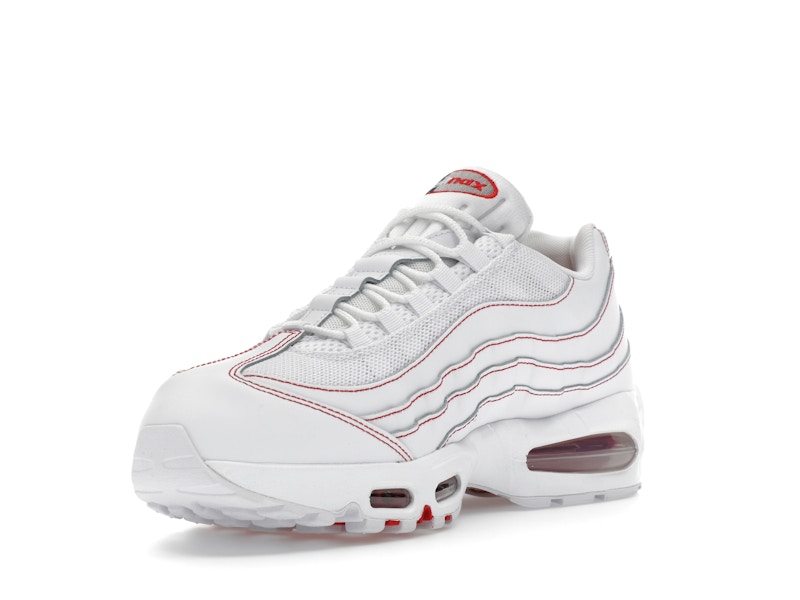 Nike Air Max 95 OG Big Bubble White University Red