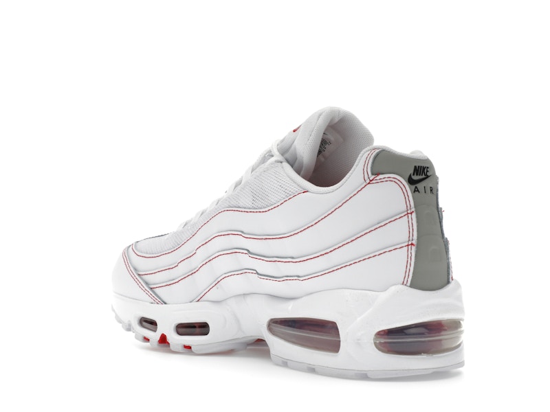 Nike Air Max 95 OG Big Bubble White University Red