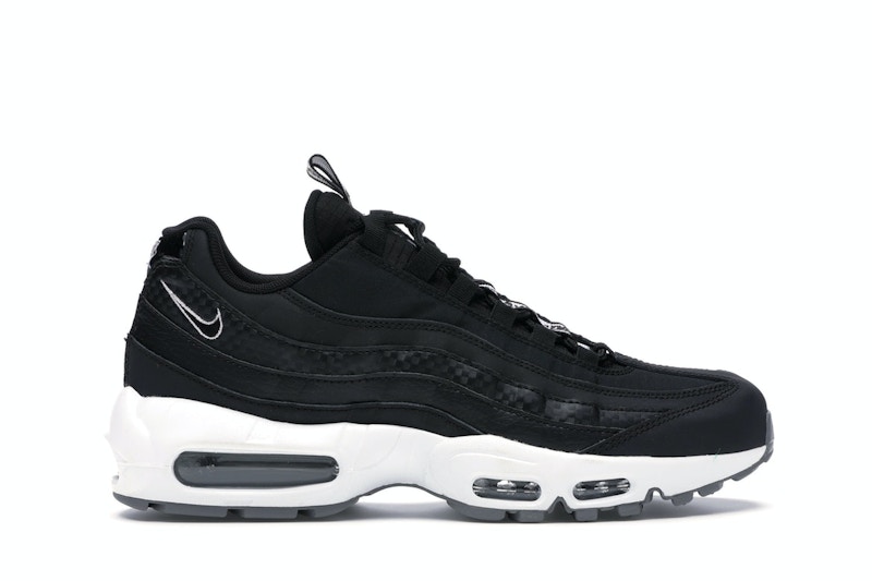 Nike Air Max 95 Pull Tab Black White Men s AQ4129 002 GB