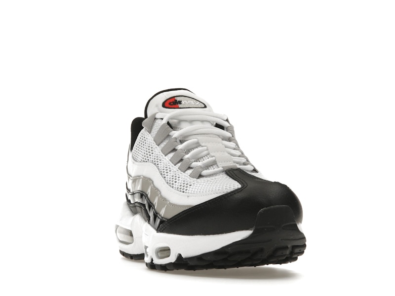 Nike Air Max 95 White Light Iron Ore Black Patent (Women's)