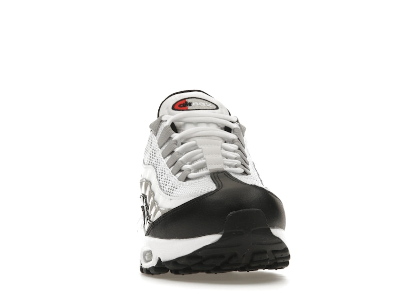 Nike Air Max 95 White Light Iron Ore Black Patent (Women's)