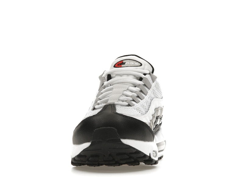 Nike Air Max 95 White Light Iron Ore Black Patent (Women's)