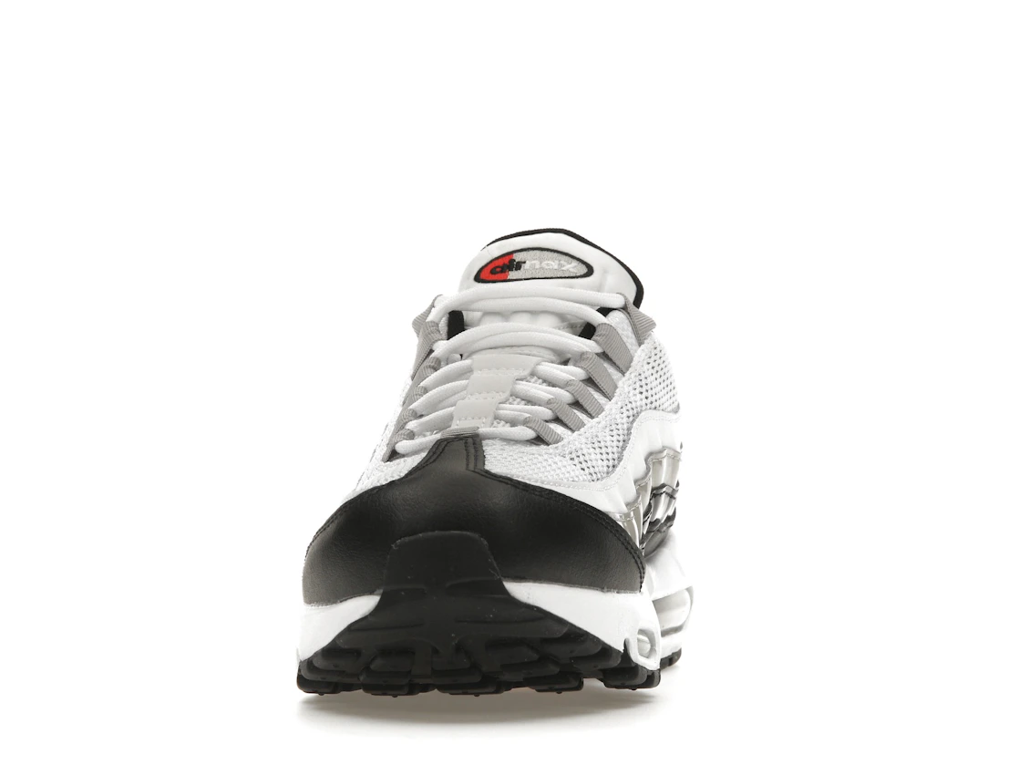 Nike Air Max 95 White Light Iron Ore Black Patent (Women's)