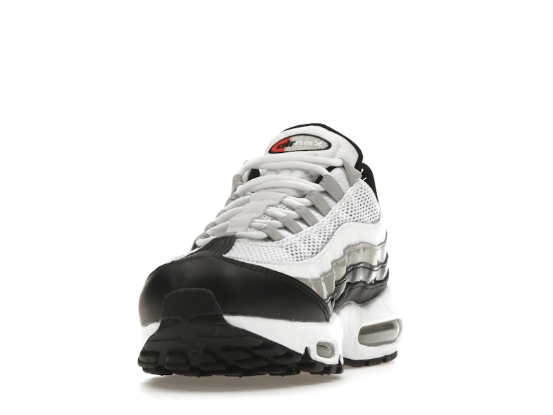 Nike Air Max 95 White Light Iron Ore Black Patent (Women's)