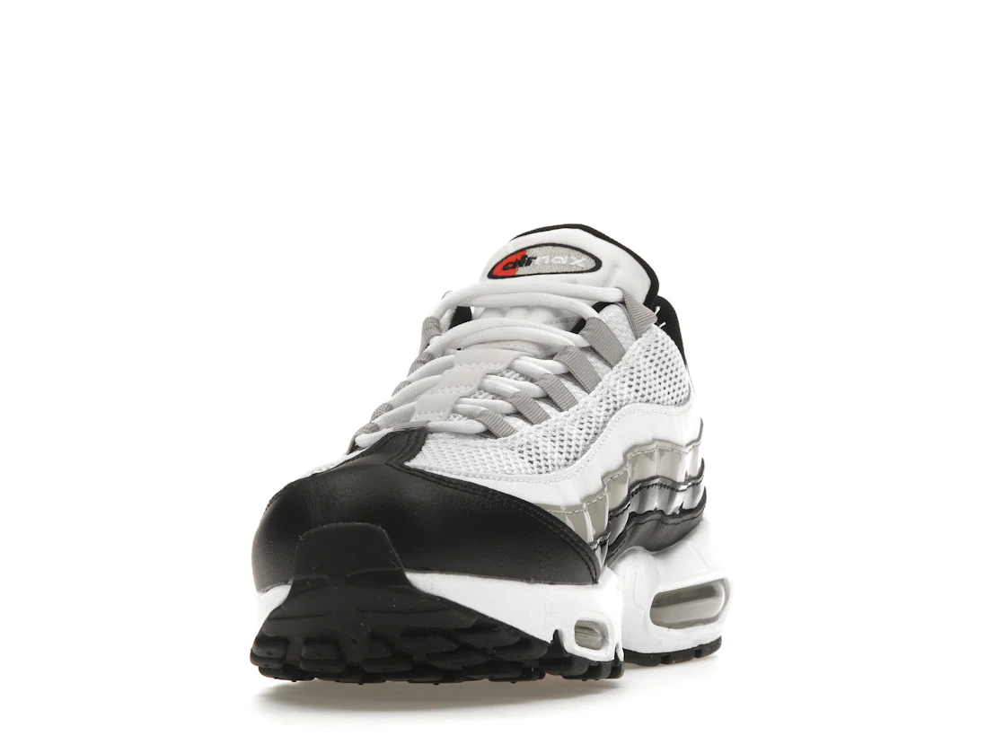 Nike Air Max 95 White Light Iron Ore Black Patent (Women's)