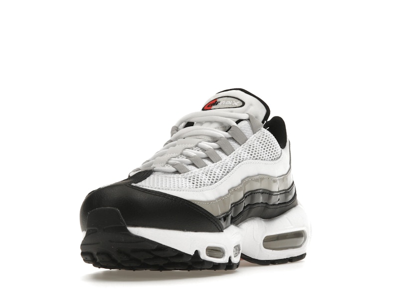 Nike Air Max 95 White Light Iron Ore Black Patent (Women's)