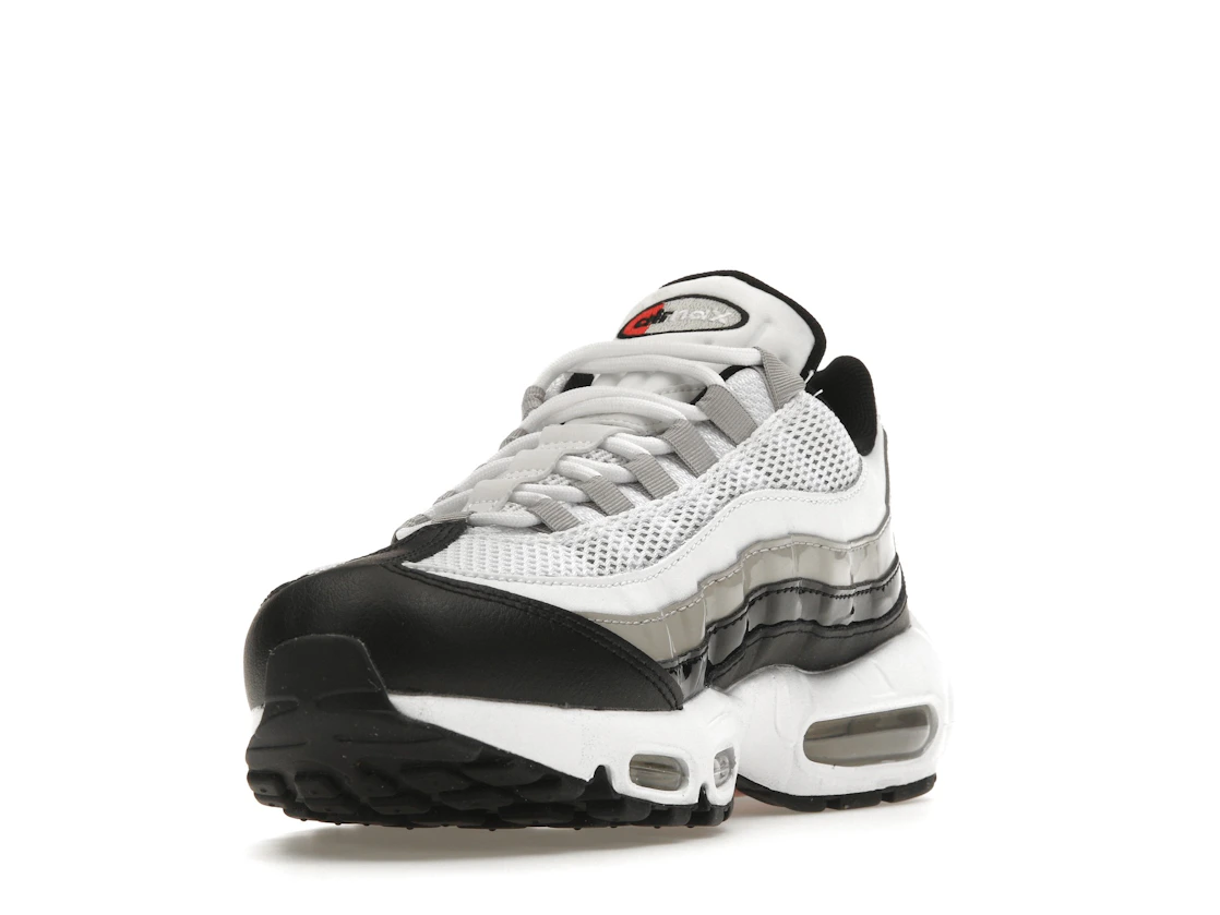 Nike Air Max 95 White Light Iron Ore Black Patent (Women's)