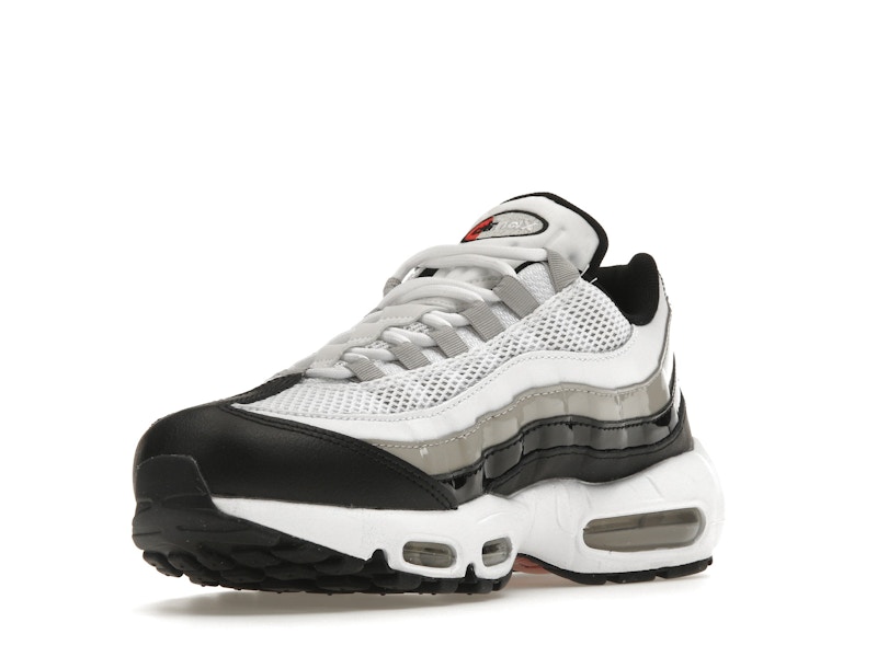 Nike Air Max 95 White Light Iron Ore Black Patent (Women's)