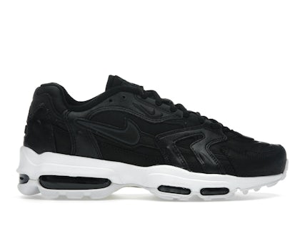 Black Air Max 96 Noir Gris Blanc Baskets Nike Air Max 96 II Pour
