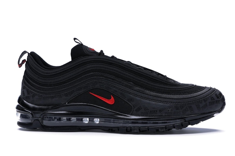 Nike Air Max 97 All-Over Print Black Red - AR4259-001