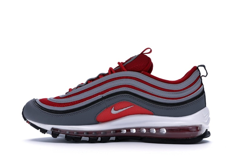 Nike Air Max 97 Dark Grey Gym Red Nike Air Max 97 Dark Grey Gym Red
