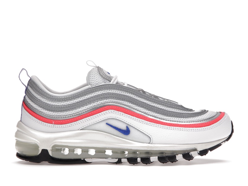 Air max 97 silver and red on sale