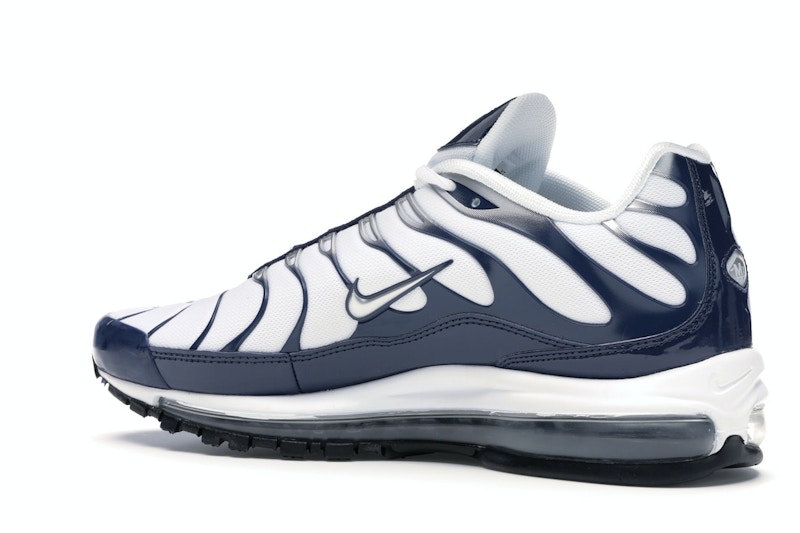 Air max 97 plus white navy clearance