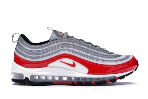 Nike Air Max 97 Pure Platinum University Red Men's 921826-009 US