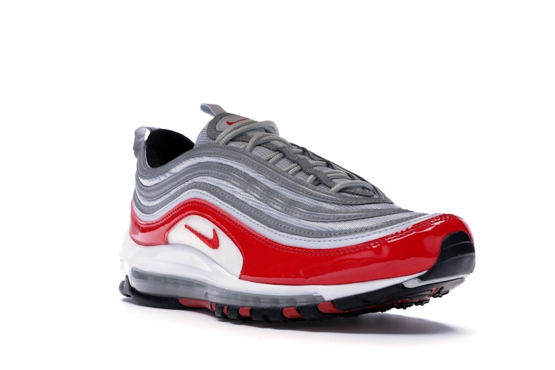 Nike Air Max 97 Pure Platinum University Red - 921826-009 Nike Air Max 97 Pure Platinum University Red - 921826-009