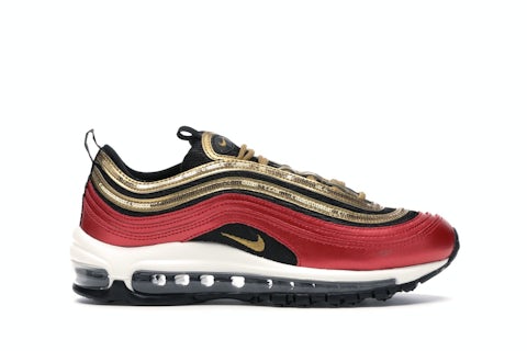 Max 97 Nike Rouge Et Blanche Femme Nike Air Max 97 Rouge Doré