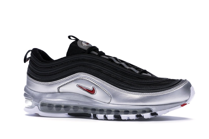 Air max 97 black silver clearance