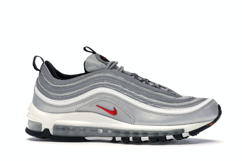 Air max 97 red and silver Sale