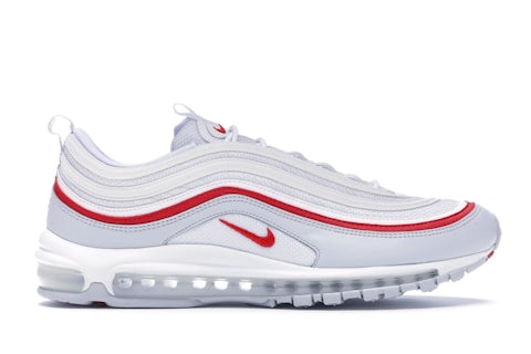 Nike Air Max 97 Bianco Pure Platinum University Rosso Uomo