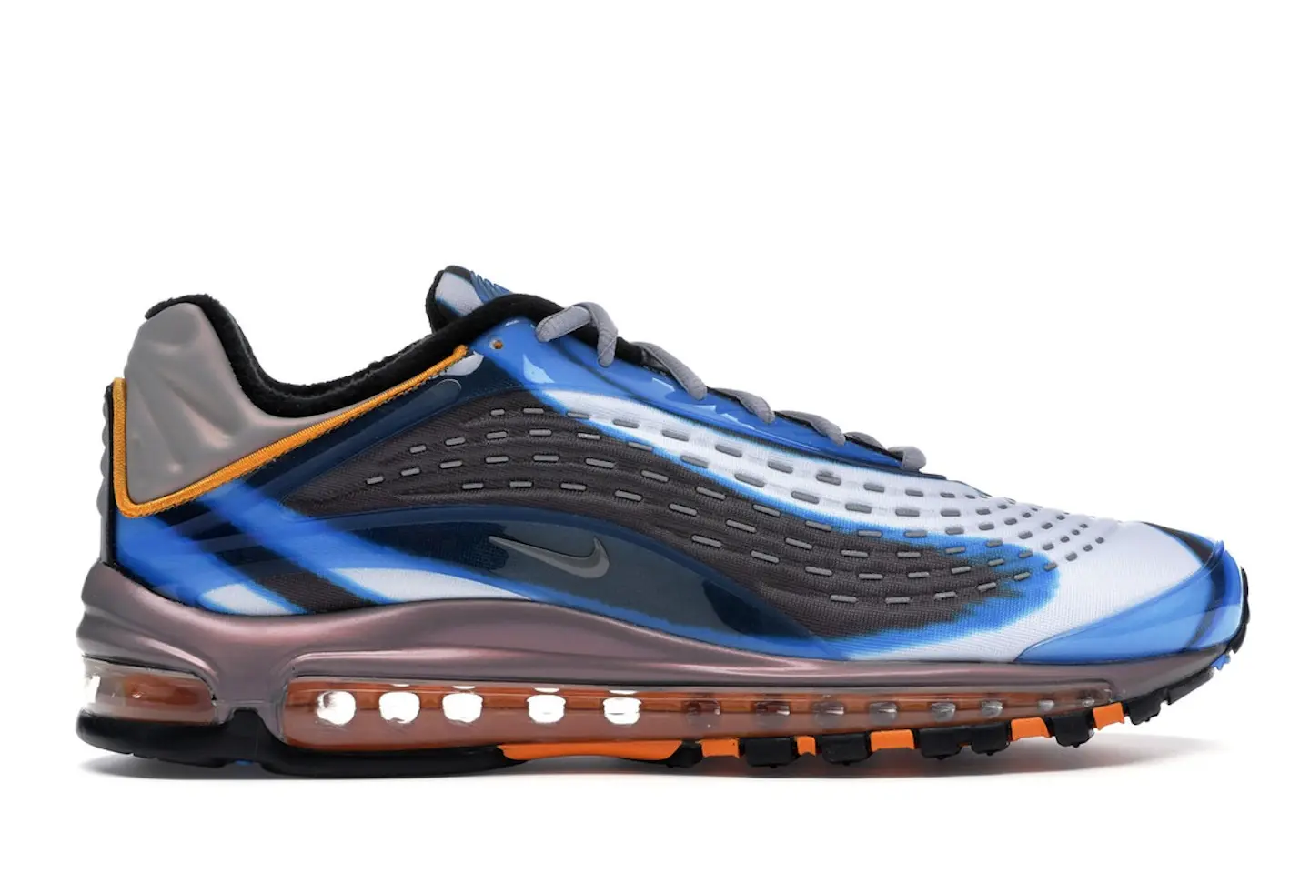 Nike Air Max Deluxe Photo Blue Orange Peel Men's - AJ7831-401 - US