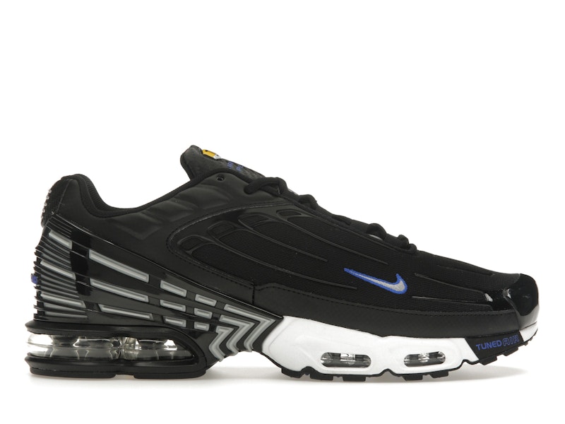 air max plus 3 black blue