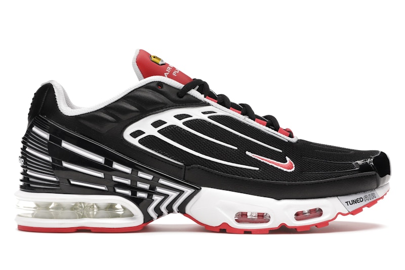 Nike air max sale plus 3 black red