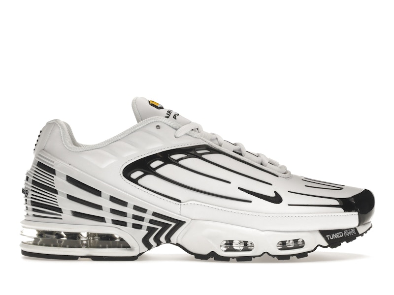 Nike Air Max Plus 3 Leather White Black Men s CK6716 100 US