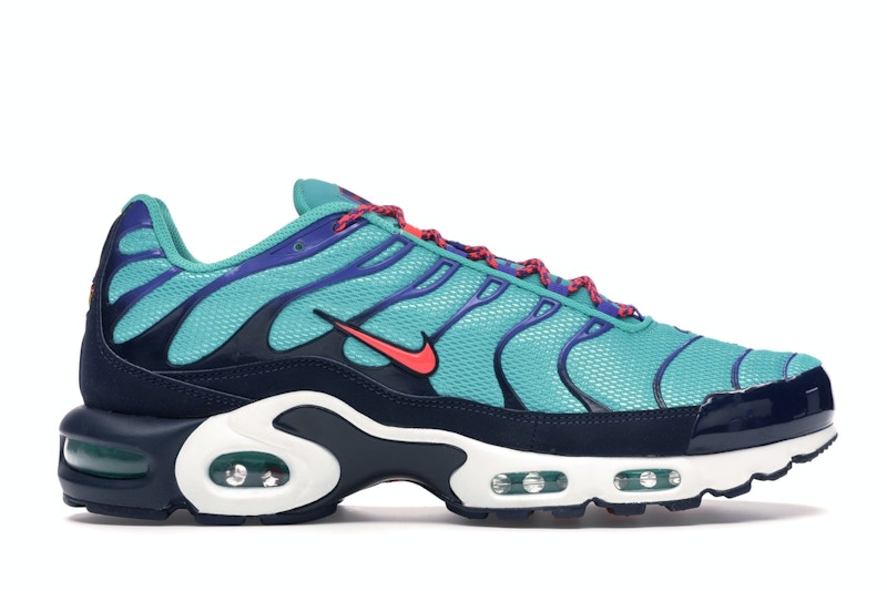 Air max plus store green and blue