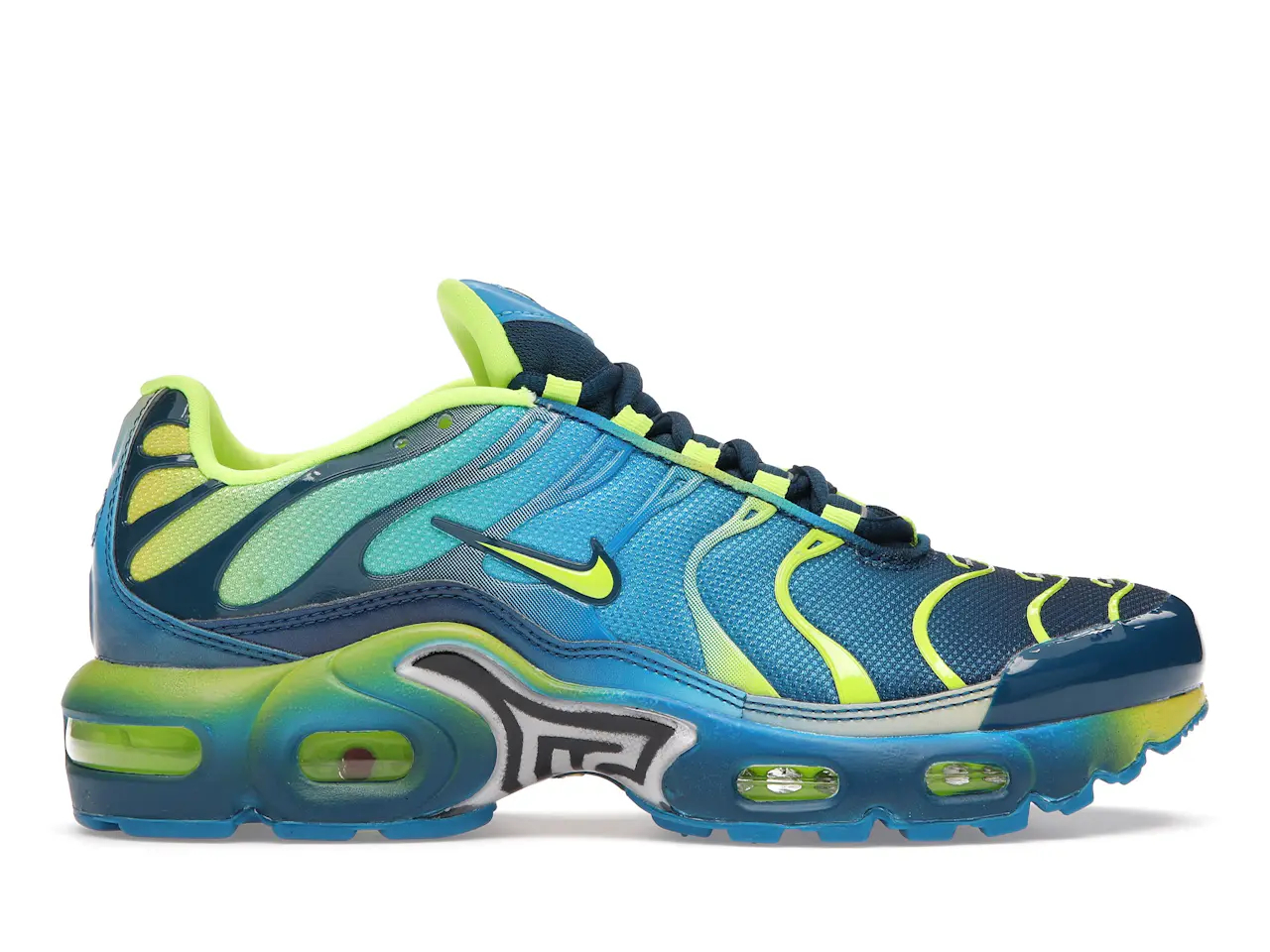 Nike Air Max Plus Fade Blue Hero Volt (GS) Kids' - CT0962-401 - US