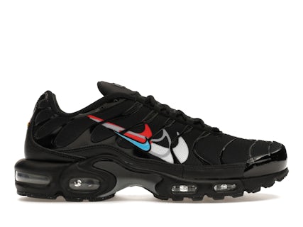Nike Air Max Plus Multi Swoosh Black Crimson Men's FJ4224-001 US