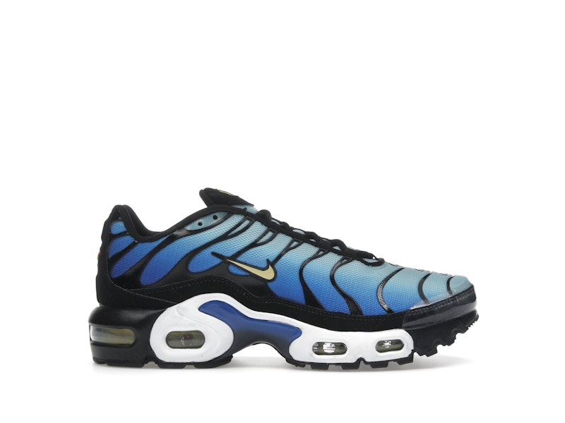 Nike Air Max Plus G ハイパーブルー Air Max Plus (GS) - Black/Chamois-Sky Blue-Hyper Blue | UP THERE