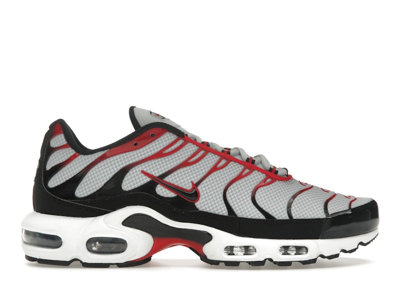Nike Air Max Plus Pure Platinum Black University Red Men's