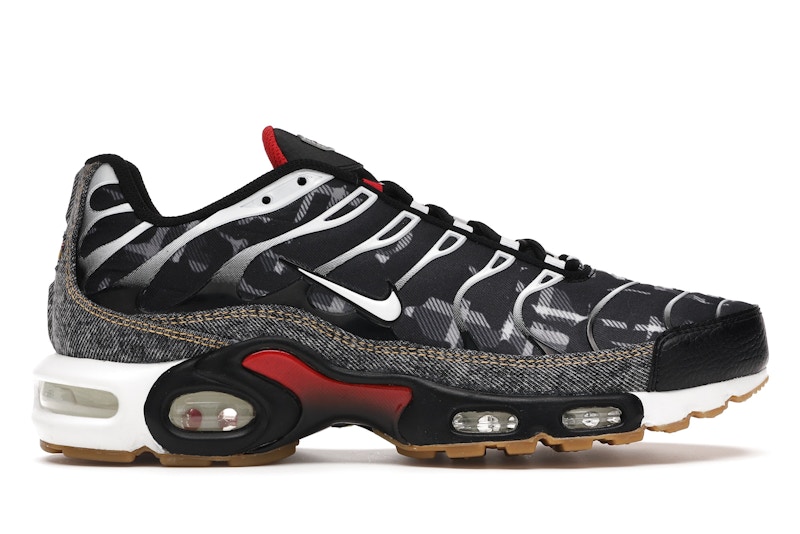 Nike air max hotsell plus grey and red