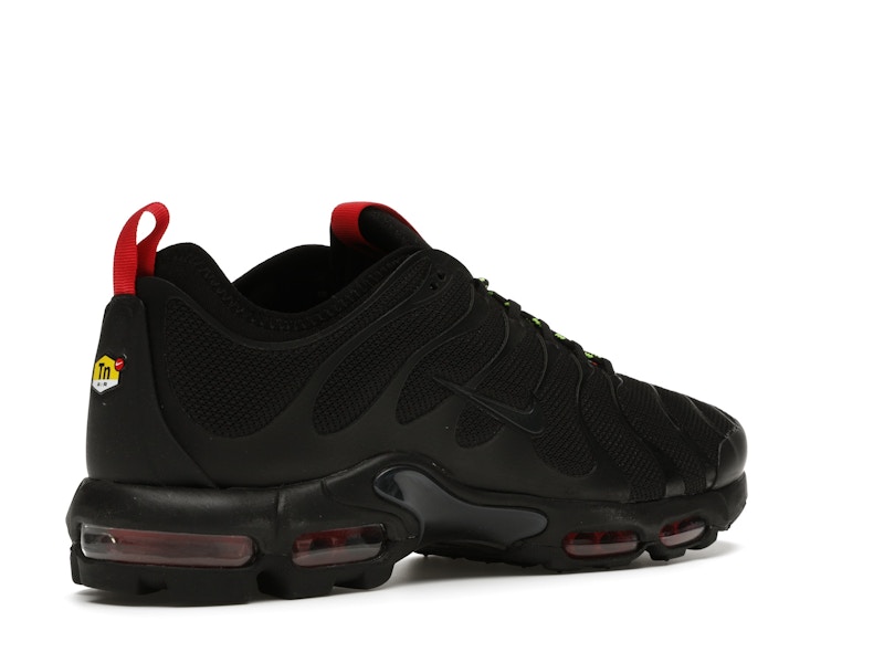 Nike Air Max Plus TN Ultra Black University Red Volt Nike Air Max Plus TN Ultra Black University Red Volt