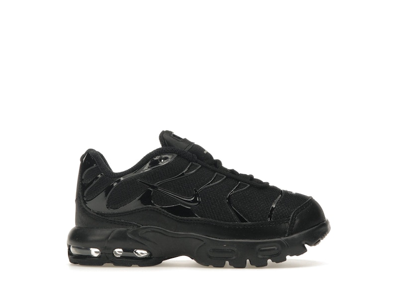 Nike Air Max Plus Triple Black TD Toddler CD0611 001 US