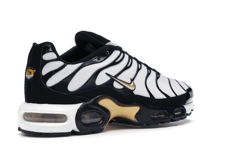 nike tuned 1 gold and black