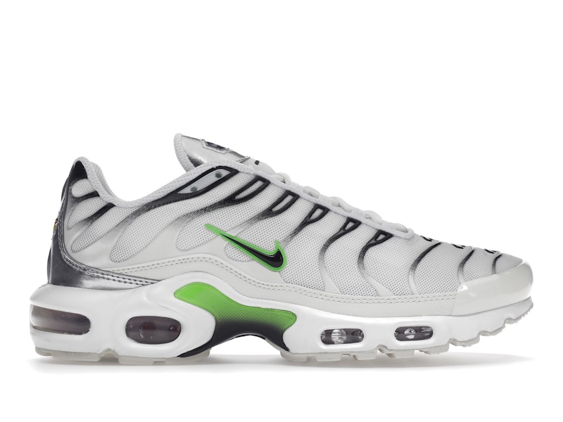 Nike Air Max Plus White Neon Metallic Silver Women s DN6997