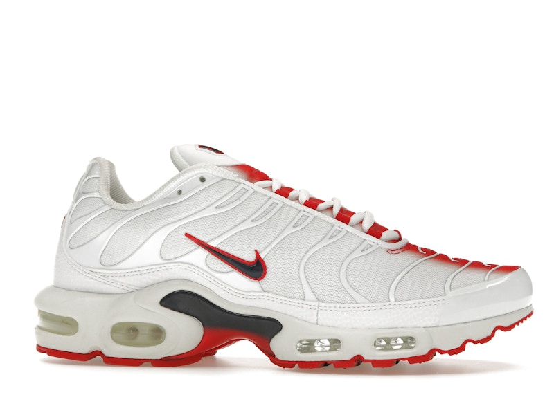 Nike Air Max Plus White University Red