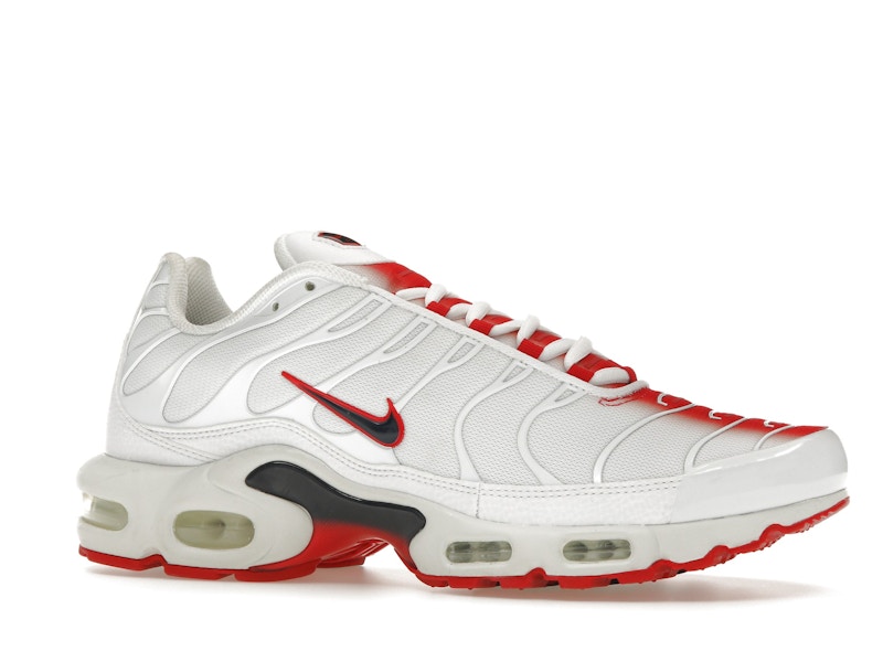 Nike Air Max Plus White University Red