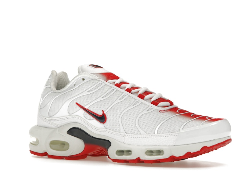 Nike Air Max Plus White University Red