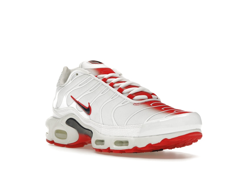 Nike Air Max Plus White University Red