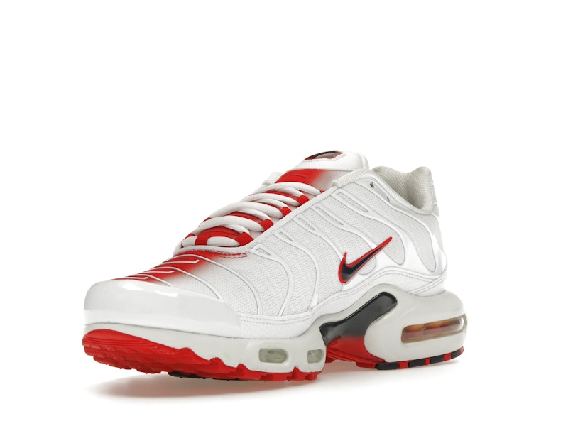 Nike Air Max Plus White University Red