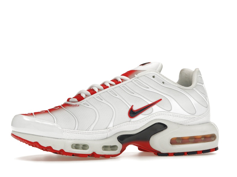 Nike Air Max Plus White University Red