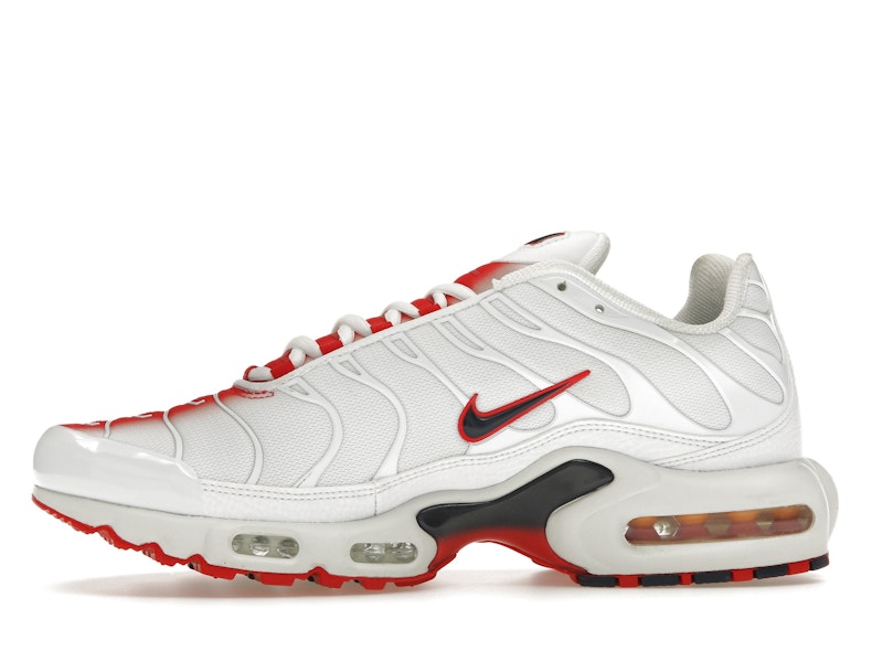 Nike Air Max Plus White University Red