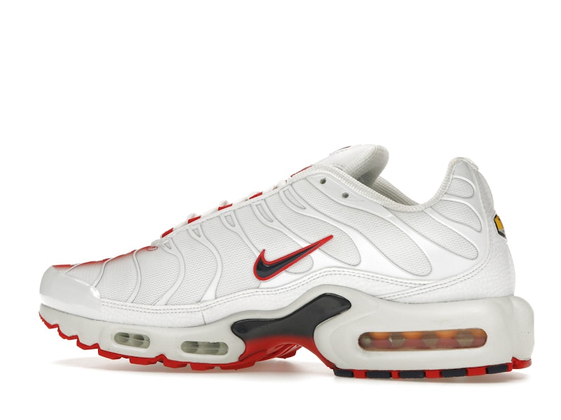 Nike Air Max Plus White University Red