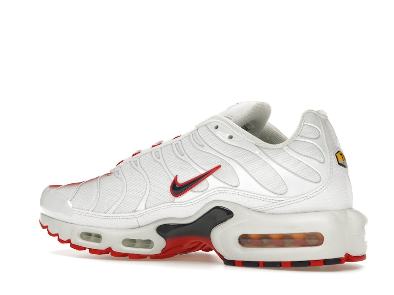 Nike Air Max Plus White University Red
