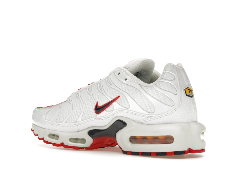 Nike Air Max Plus White University Red