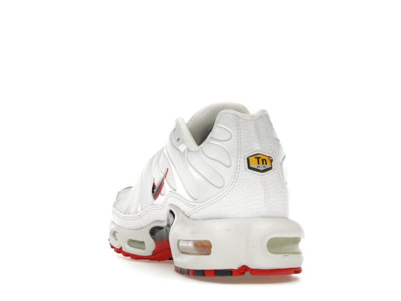 Nike Air Max Plus White University Red