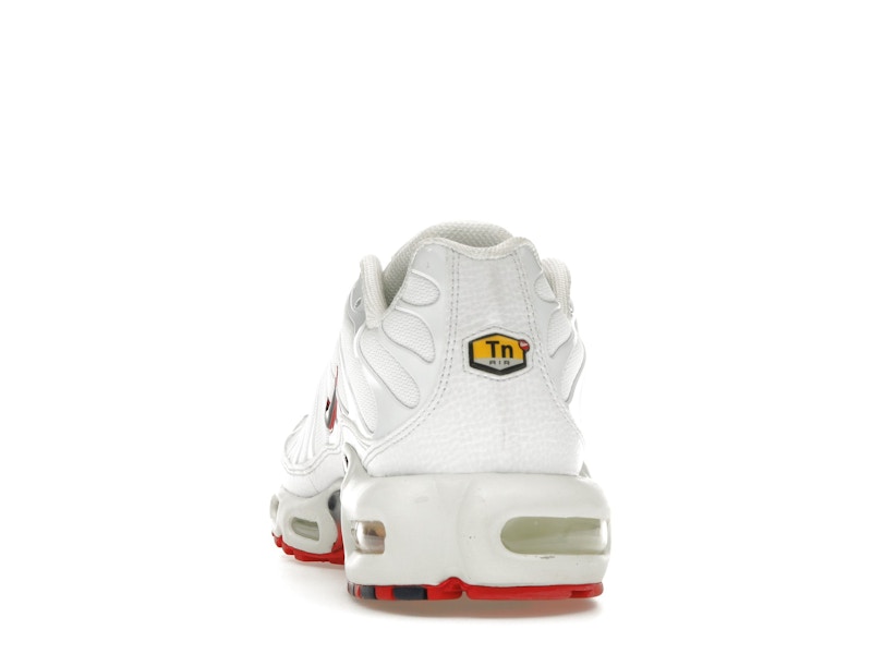 Nike Air Max Plus White University Red